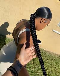braided ponytail ...